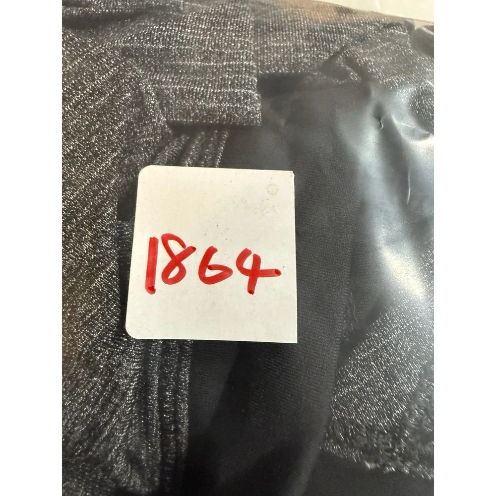 Lululemon short-sleeved running Reversible‎ shirt Grey/Neckline unique pattern 8